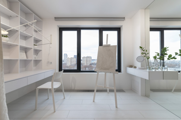 Белоснежный, комната