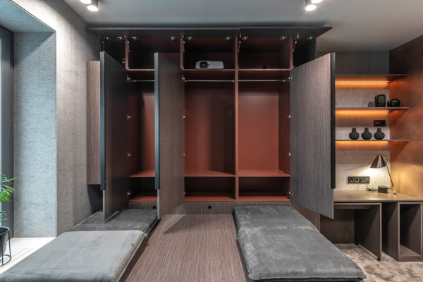 Капучино+Бордо, шкаф