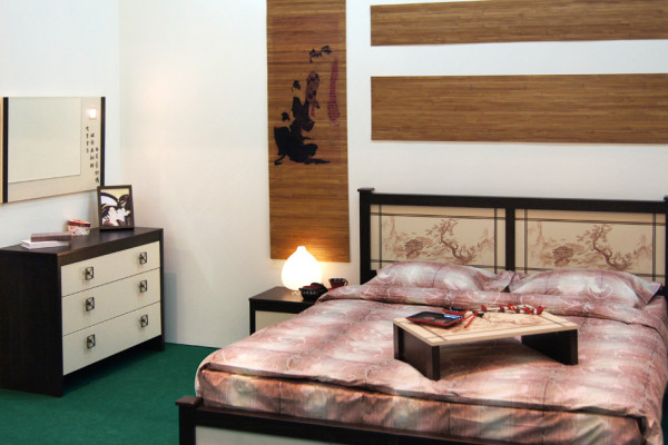 Спальня «Киото» (МФ «Яна»), презентация на выставке «Мебель-2010».