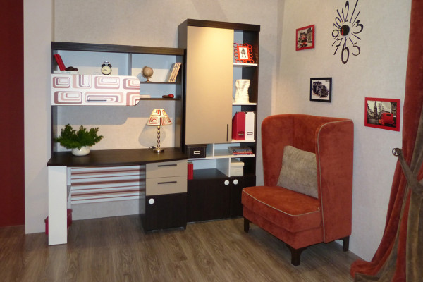 Мебель для подростков "Индиго" (МФ "Яна") - презентация на выставке "Мебель-2012"